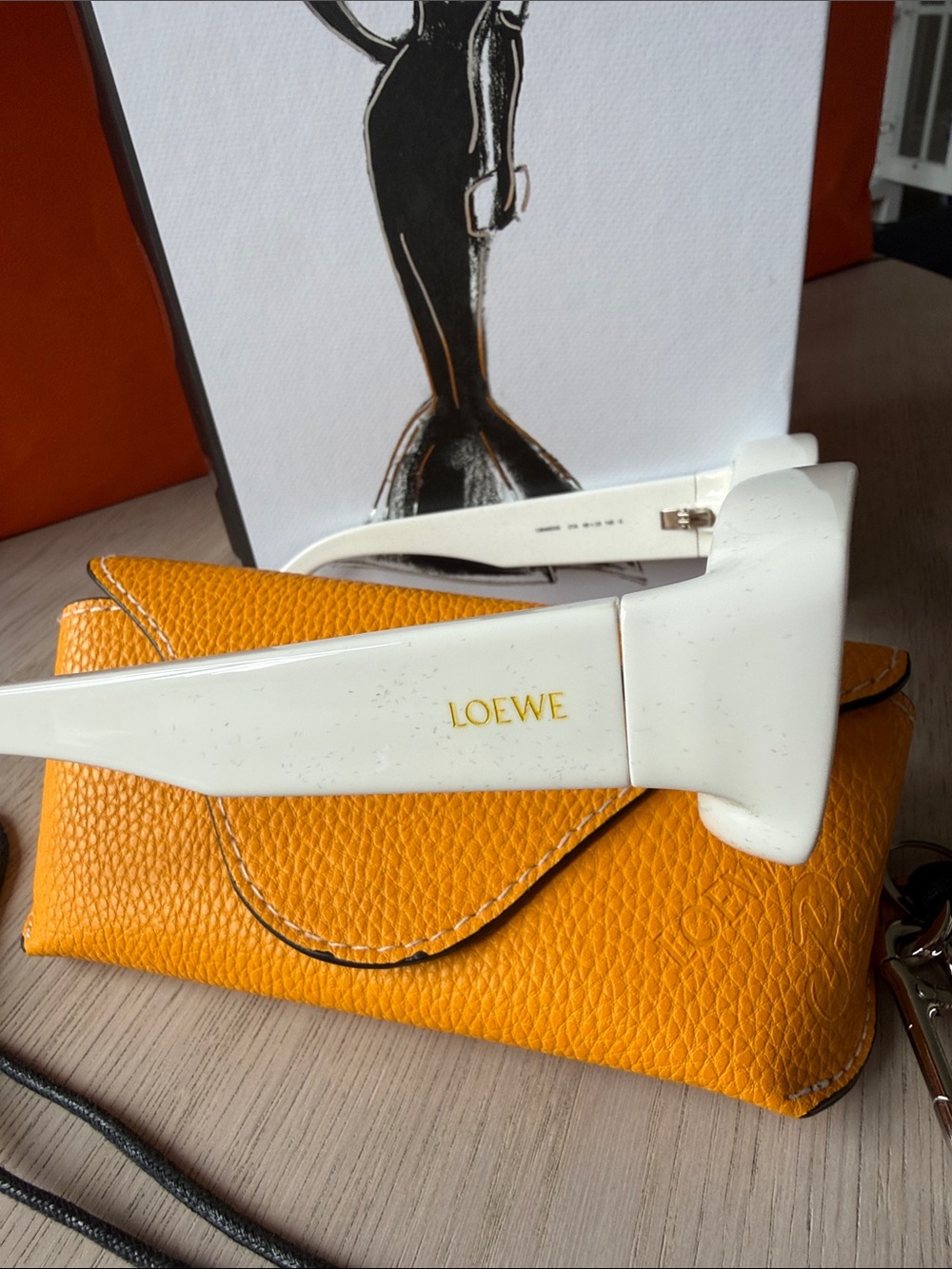 Loewe Paula’s Ibiza Yellow Oversized Sunglasses New Full Set Rare - Picture 6 of 9